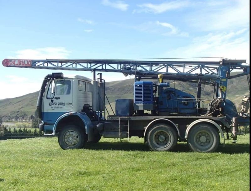 Drilling rig on site